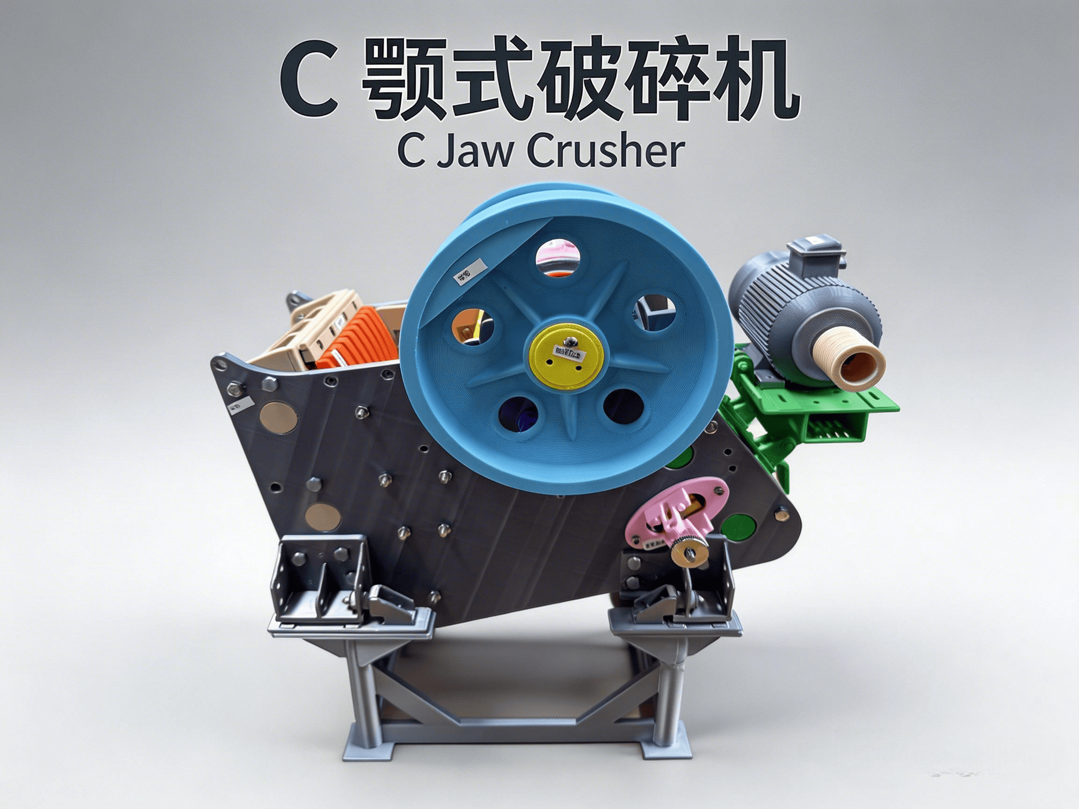 C 颚式破碎机模型